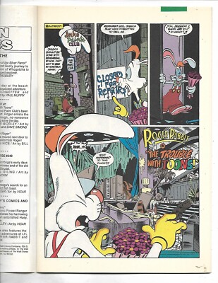 Roger Rabbit #1, 1990, 9.8, NEAR MINT/MINT, Fabulous 1st Disney