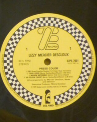 Lizzy Mercier Descloux LPレコード LIZZY MERCIER DESCLOUX / LIZZY MERCIER DESCLOUX / LP / | RECORD