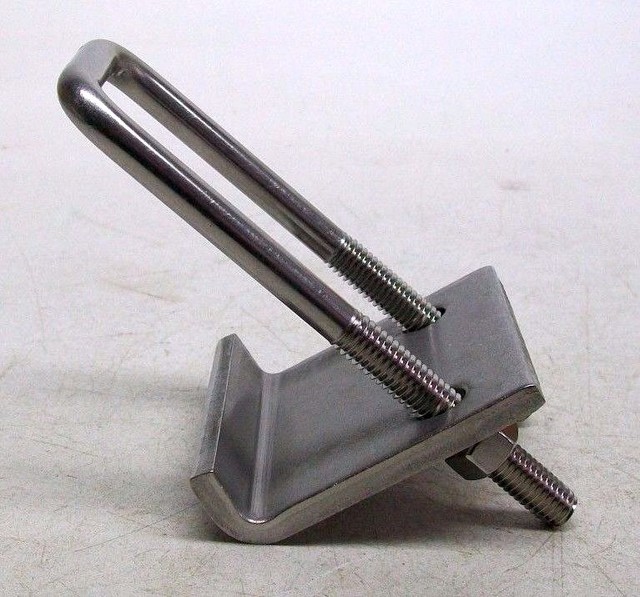 NEW! GIBSON 5990L STAINLESS RIGHT ANGLE BEAM CLAMPS for 15/8" X 3 1/4