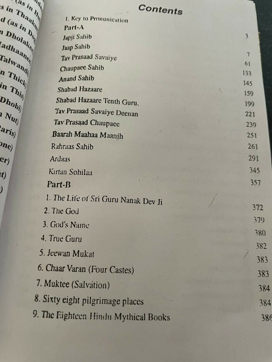 SIKH HOLY NITNEM Bani Japji Sahib Roman English Pronunciation Translation Gutkam £30.79 - UK