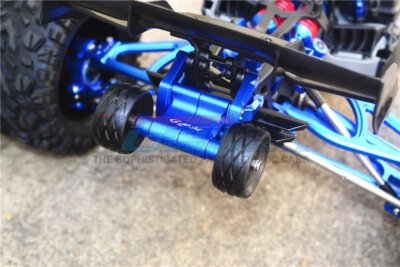 GPM Aluminum Steering Holder For Traxxas E-Revo Brushless & VXL 2.0 - 1Pc Set In Black (Upgrade Part) - View #4