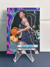 Nolan Tradre 2024-25 Bowman University Chrome Purple Lava Refractor #56