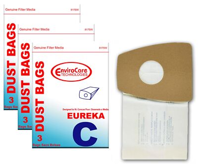 Replacement Vacuum Cleaner Dust Bags Made To Fit Eureka Mighty Mite Type C 9 Bag