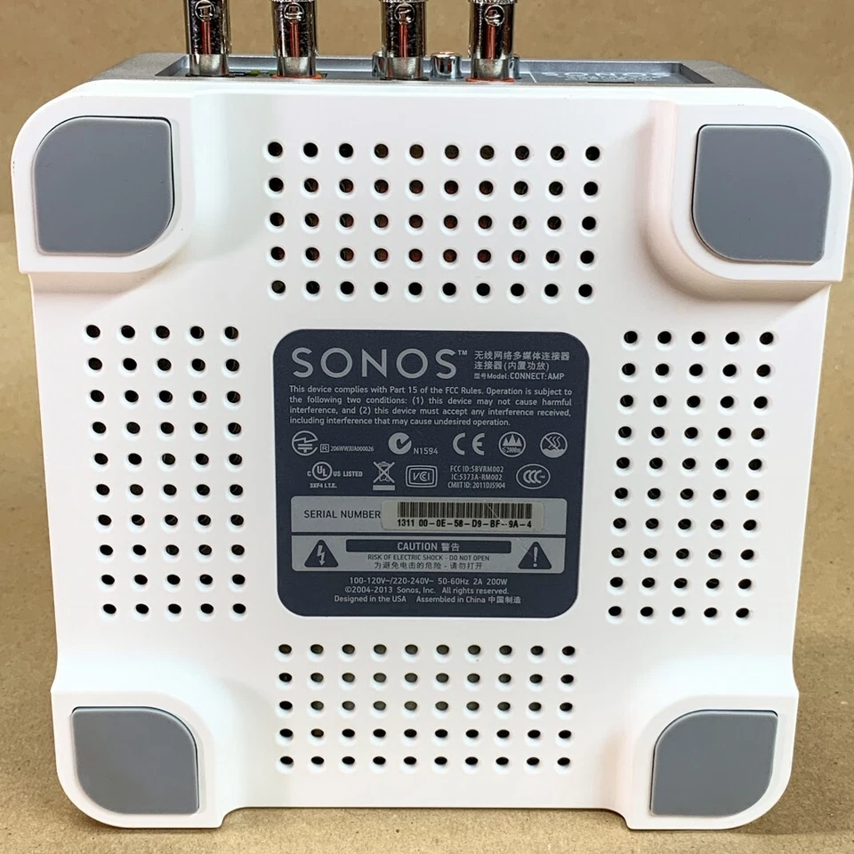 Sonos Connect Amp S1 Digital Media Streamer Not Working FOR PARTS No Power - Image 2 of 4