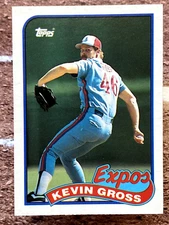 1989 Topps Traded Kevin Gross #42T Montreal Expos