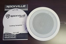 Rockville 5" White 70V Commercial Ceiling Speakers 4PK