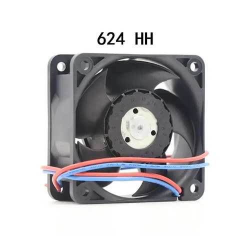 New Ebmpaps Axial radiator 624HH 24VDC 3.5W 60*60*25MM 8200RPM Server Fan - 第 2/4 張圖片