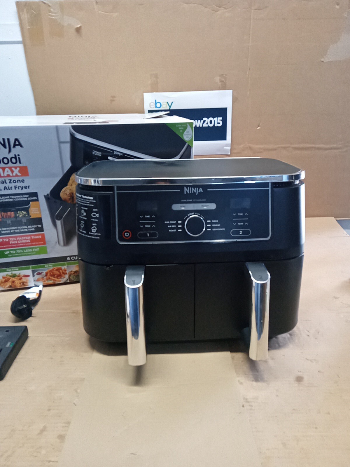 Ninja Foodi Air Fryer MAX Dual Zone - [AF400UK] 6 Functions, 9.5L