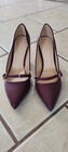 Gorgeous Burgundy Maroon High Heels Ann Taylor Factory Size 6 NWT — photo 2