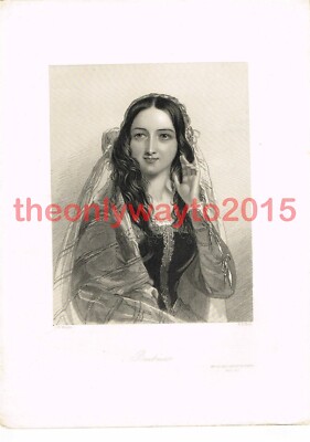 Beatrice, Much Ado About Nothing, Shakespeare, Book Illustration, c1890