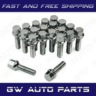 20 PC Chrome M12x1.5 Ball Seat Wheel Lug Bolts 60mm/2.36" Shank For Mercedes