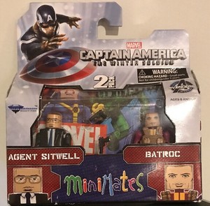 Marvel Minimates Series 55 Captain America 2 Movie Stealth Cap /& Brock Rumlow