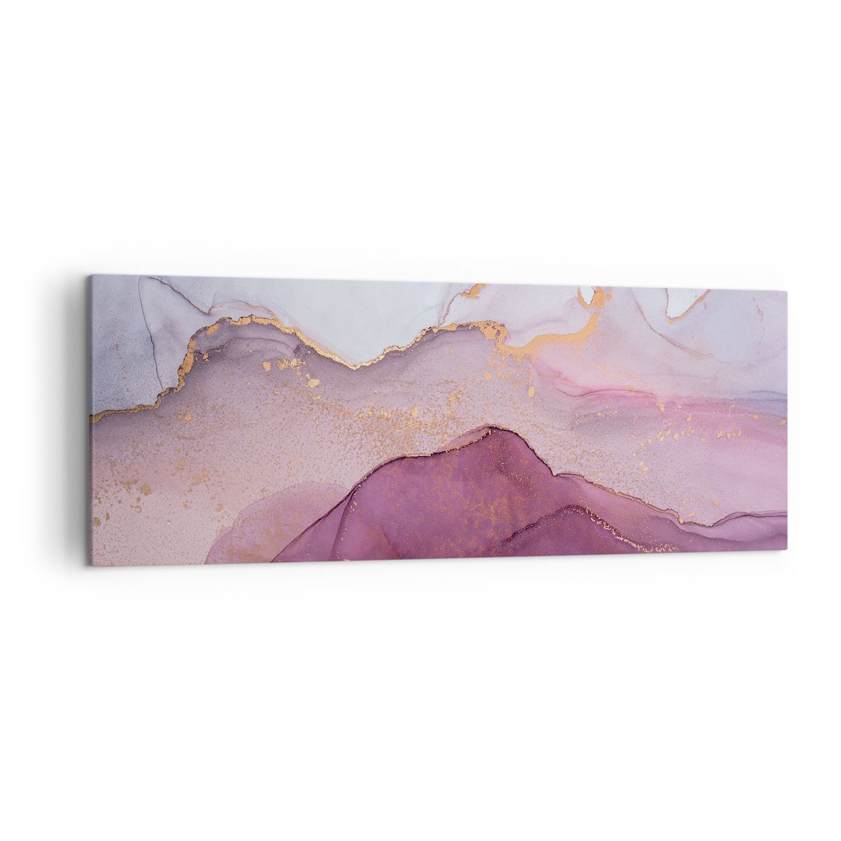 Quadro su Tela 140x50cm Marmo rosa viola Stampe Immagini Quadri Moderni Murale