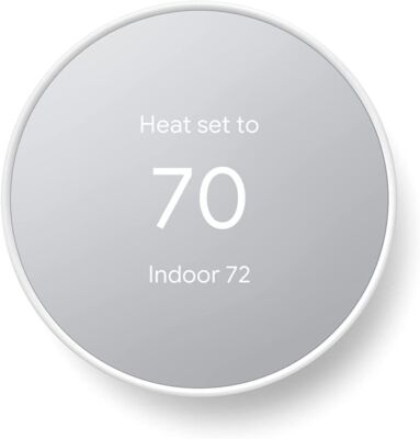 Google Nest G4CVZ Smart Thermostat Wifi - Snow White (GA01334)  NEW 