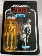Star Wars Return of the Jedi 8D8 MOC Kenner Carded Sealed 77A Back ROTJ