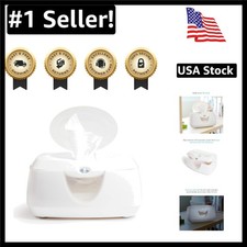White Baby Wipe Warmer: Energy Efficient  Softening Comfort for All Skin Types
