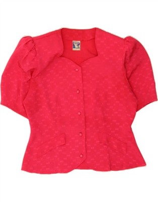 YESSICA Womens Abstract Pattern Blazer Jacket EU 40 Medium Pink CB13