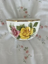 Crownford English Bone China Small Floral Dish Bowl Used