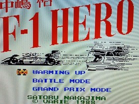 Family Computer Excellent Condition FC Satoru Nakajima F 1 Hero with Box and Man