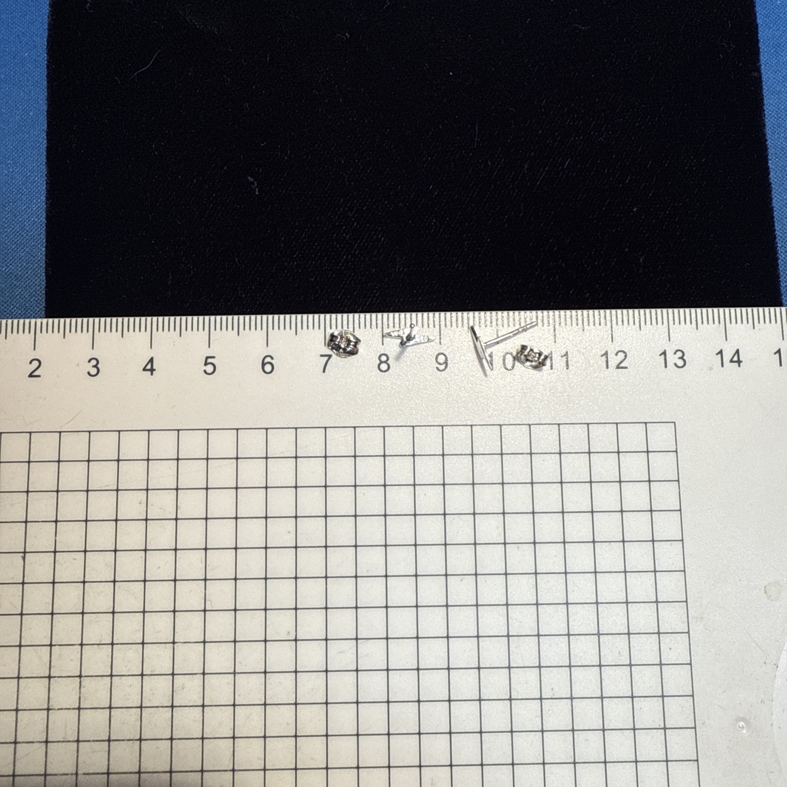 925 Sterling Silver Tiny Lightning Bolt ⚡️ Earrin… - image 3