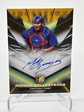 2023 Bowman Inception Autographs Moises Ballesteros #BPA-MBS Gold Foil 24/50