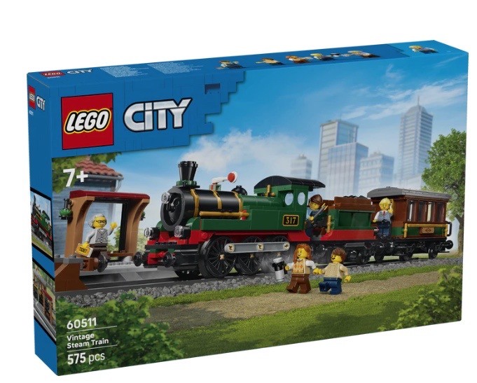 LEGO CITY 60511 Vintage Steam Train - New AU Seller