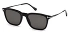 New Tom Ford Men Geometric Sunglasses FT0625 Arnaud-02 01D Shiny Black 53mm