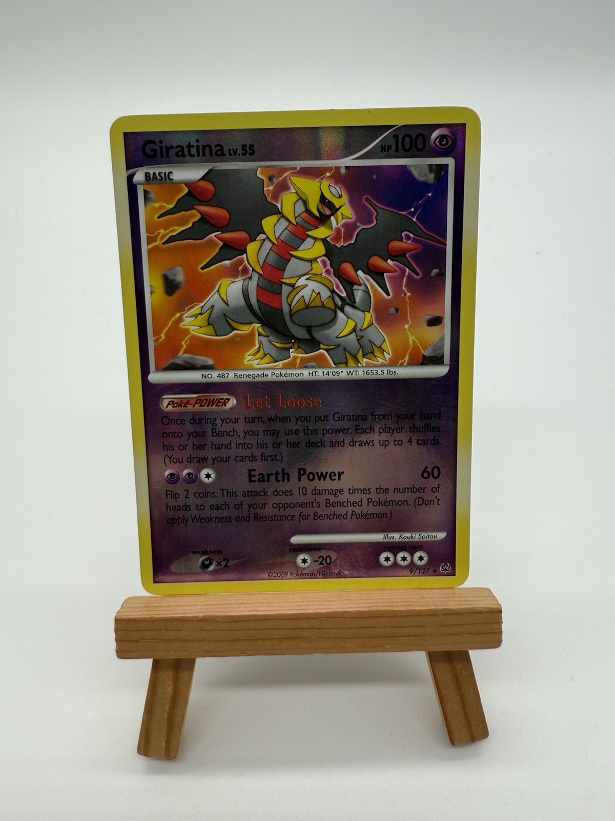 Pokémon Giratina Reverse Holo 9/127 LP 2009 Platinum