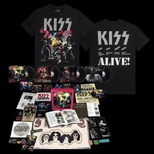KISS Alive! 50th Anniversary Super Deluxe 8LP + Blu-ray Audio + Tee Medium Box