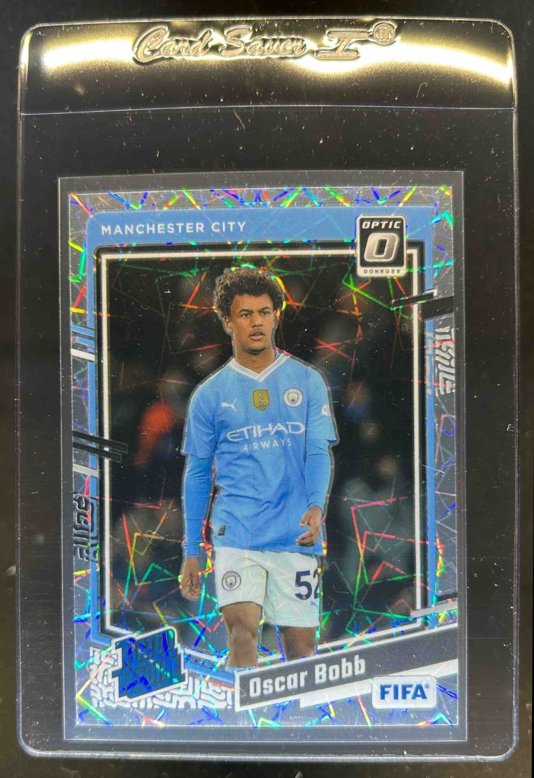 2023-24 Donruss Oscar Bobb Optic Velocity Rated Rookie #178 Man City
