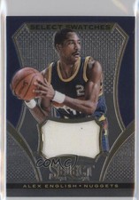 2013-14 Panini Select Swatches Alex English #14 HOF 03rx