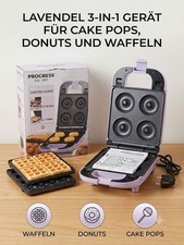 Progress 3-in-1 Cake Pop, Donut & Waffel Make...