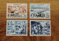 French Cameroun 1956  Stamps MH. Free UK Postage