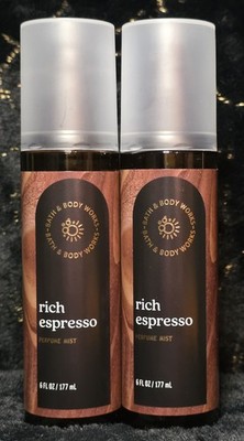 Bath & Body Works Rich Espresso Perfume Mist x2- NEW