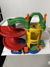 Vintage 2006 Fisher Price Little People Chunky Parking Garage Car Ramp