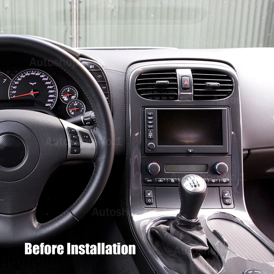 Radio de coche estéreo GPS navegación BT Carplay Android 15 para Chevrolet Corvette 2005-2013 Foto 4 de 4