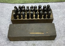 VTG. BOKER 1/4” LETTER STAMP SET