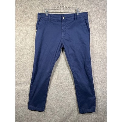 Mavi Jeans Johnny Slim Leg Mens Navy Blue Chino Pants 36x32