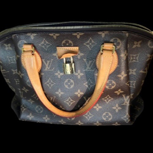 LOUIS VUITTON Rivoli PM M44543 Monogram Handbag Brown