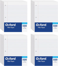 Loose Leaf Paper, 2000 Sheets, College Rule Filler Notebook Paper, 8-1/2" X 11",