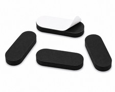 Peel & Stick Silicone Rubber Feet for Sega Genesis 2 &ndash; 1/2 x 1-1/2 x 1/8" 4 Pack