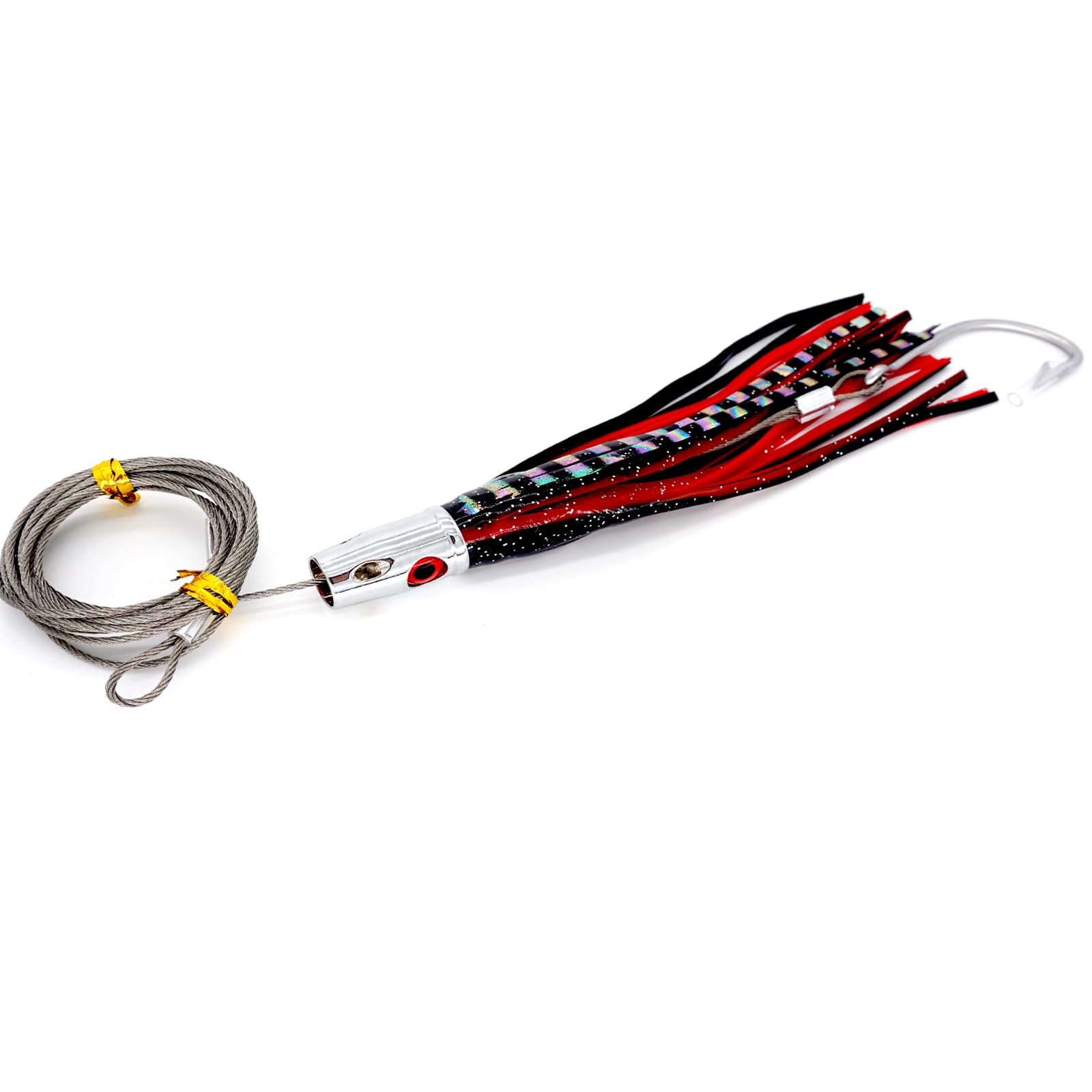 Trolling Tuna Lures Fishing Saltwater Lures Set of 5 Colors 6.5 Inch with Ful... - Image 7