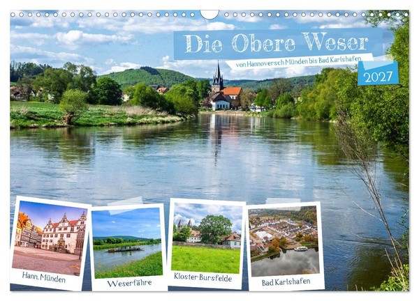 Calendar 2027 · UK Version · The Upper Weser - From Hannoversch MüNden To Bad Ka-image