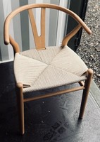 Wishbone Chairs Woven Seat Dining Room Furniture