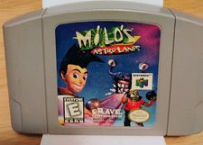 Milo’s Astro Lanes  N64 Nintendo 64 US Original No Blemishes 