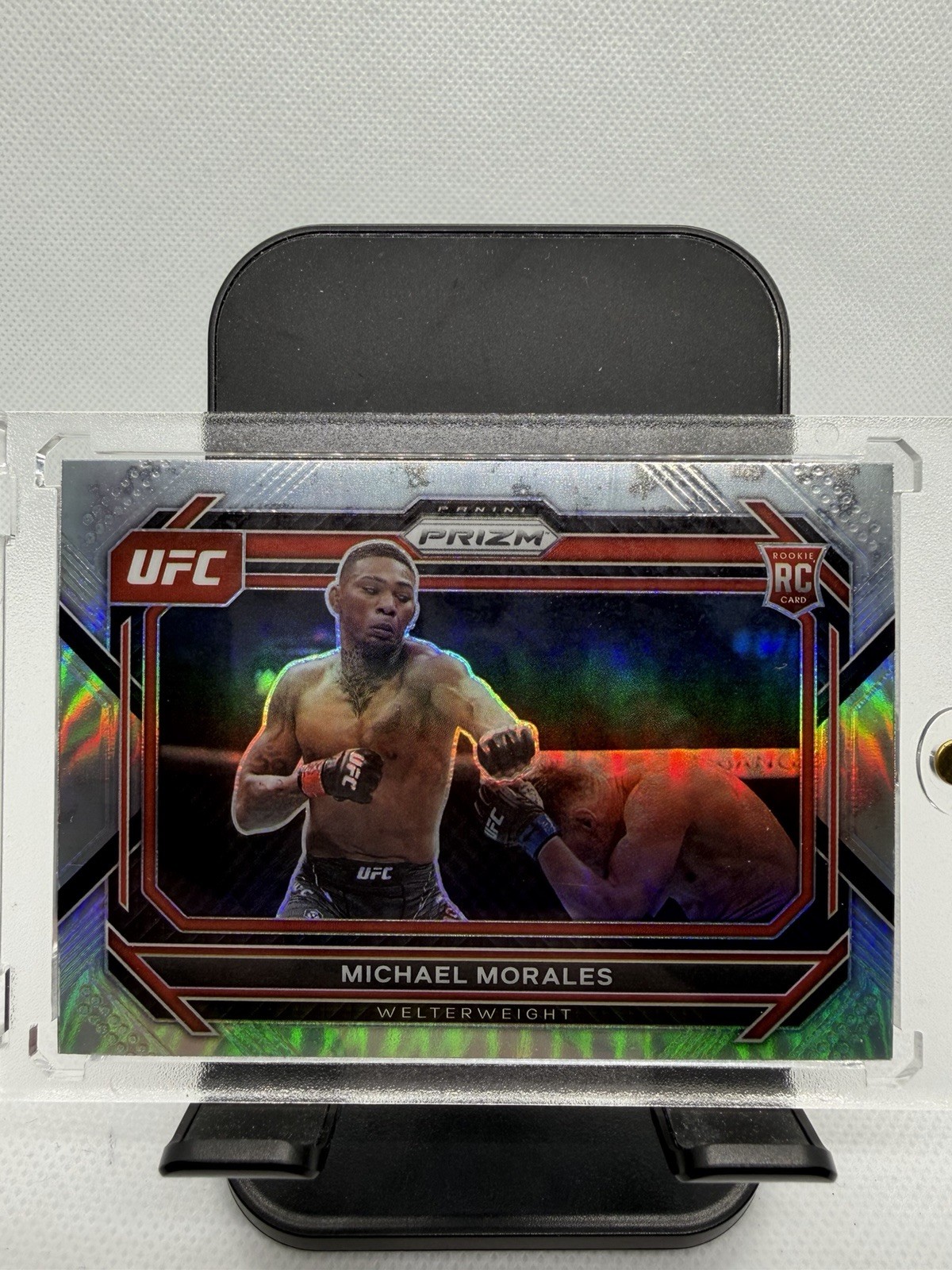 2023 Panini Prizm UFC Michael Morales Silver Prizm #97