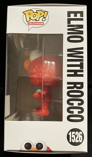 New Funko Pop! Sesame Street Elmo With Rocco #1526 2024 Summer Shared Exclusive - Picture 2 of 6
