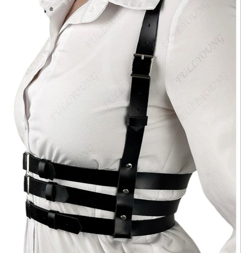 Body Brustgeschirr Mieder Harness Geschirr Fetisch Bondage Bdsm Sexy Cosplay Top - Bild 9 von 13