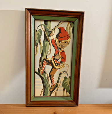 Paint by Number Jack and the Beanstalk - Elf / Pixie Climbing Vine Original
