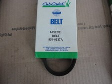 One New Genuine MTD/Cub belt 954-0637A Old 754-0637A FREE SHIPPING